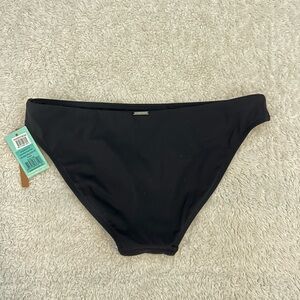 Sea Level black cheeky bikini bottom US 8